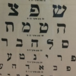 転職先での就業前健診。視力検査表がヘブライ語で、まるで読めない。