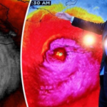 ハイチに死者1000人超えの甚大な被害をもたらしたハリケーン「マシュー」の衛星写真が、まるで悪魔が笑っているようだと話題になっている。
