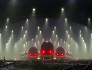 デンマークの駅が暗黒面に墜ちた機関車トーマスみたいで怖すぎる